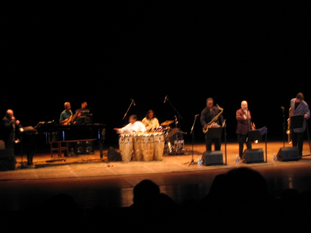 Immagine tratta dal concerto di Eddie Palmieri al Teatro delle Muse del 17 Luglio 2012