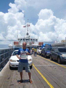 Il ferry boat per l'isola Culebra