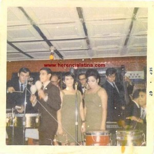 Joey Pastrana, Ismael Miranda, Becky e Sony Rivera.  Set. 1967. New York.  Foto de Joey Pastrana - ceduta a Herencia Latina