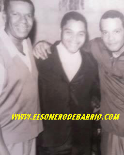 Frankie Figueroa con Rafael Cortijo e Ismael Rivera