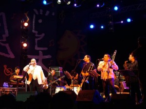 Willie Colon durante il concerto