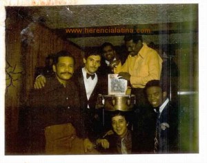 Ismael Rivera, Joey Pastrana, Kako, Rafael Cortijo, Santos Colón e Camilo Azuquita. Foto di Joey Pastrana ceduta a Herencia Latina.