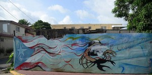 Il murales dedicato a Ismael Rivera danneggiato