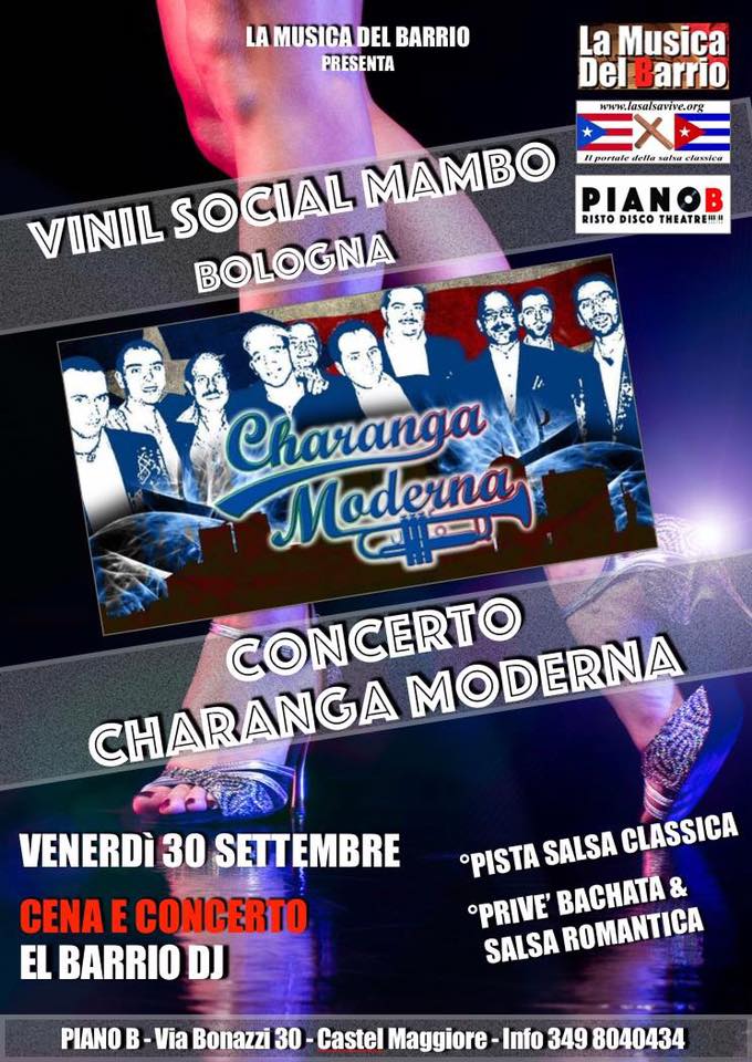 La Charanga Moderna al PianoB di Castelmaggiore (BO), 30 settembre 2016