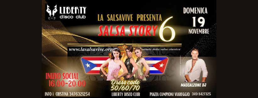 Salsa Story 6 - Disco Liberty - Viareggio - domenica 19/11 dalle 16 alle 20